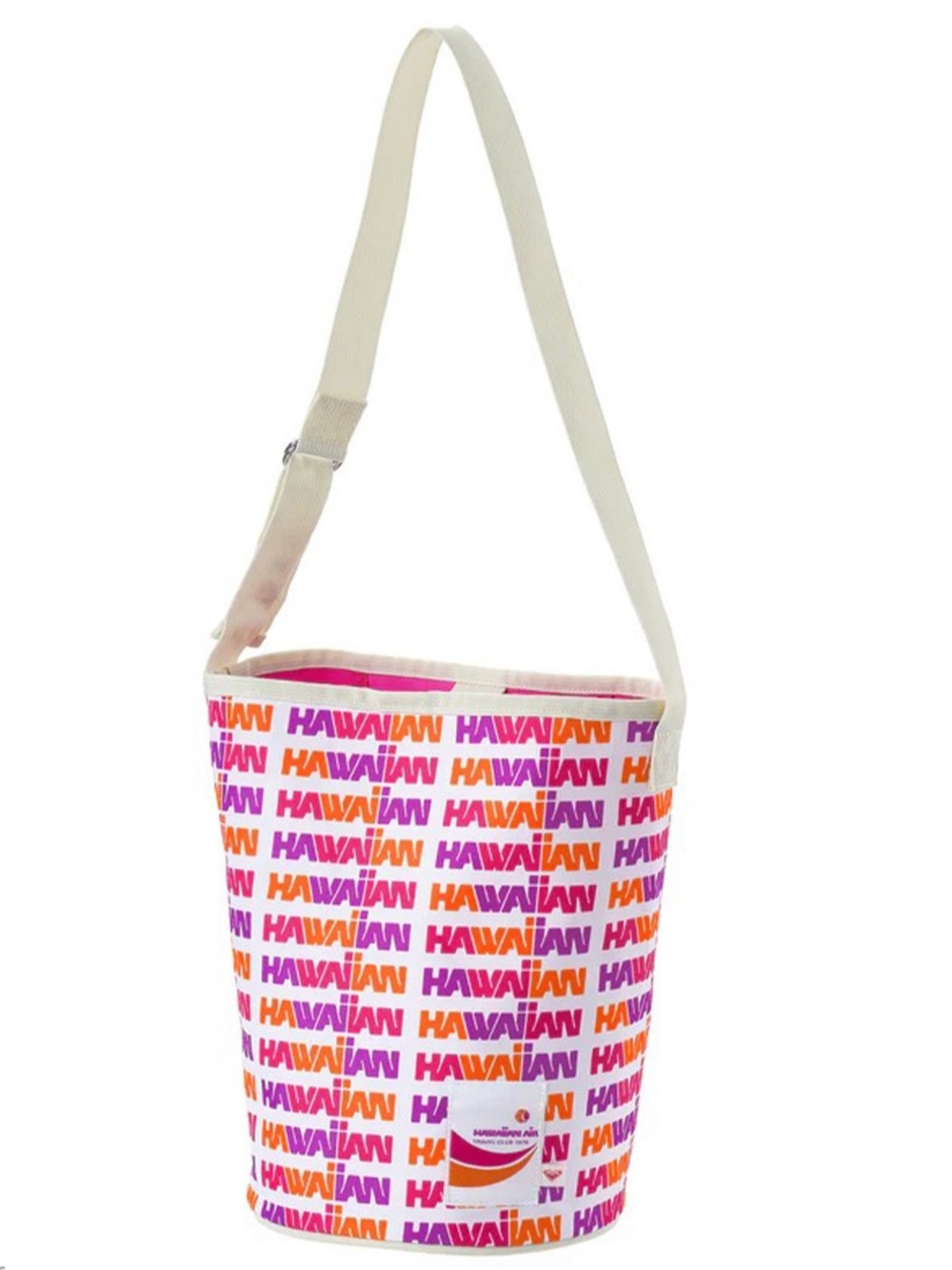 NWT Roxy x Hawaiian Airlines Collaboration Tote Bag Bucket Shoulder Tote